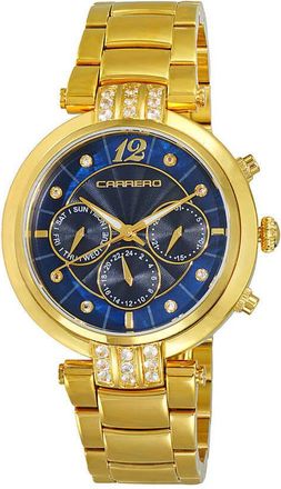 Torino Carrero Adelina GMT Quartz Blue Dial Ladies Watch CL1G03BUJ