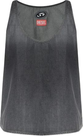 Diesel Canotta con logo - Grigio