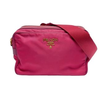 Prada Pre-owned Cross Body Bags, female, Pink, Size: ONE SIZE Pre-owned Vintage Shoulder Bag