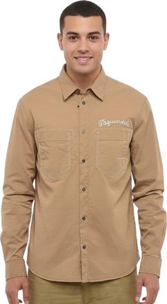 Dsquared2 Beige Regular Logo Shirt