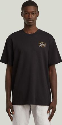 G-Star Script T-Shirt - Zwart - Heren
