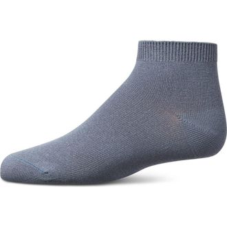 MeMoi Basic Silky-Soft Gauge Ankle Sock in Smoky Blue at Nordstrom, Size 6-12M