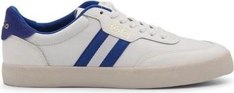Ralph Lauren Sneakers man - 40- OWR - Heren - Sneakers - Wit - 43 EU - Leer - Schoenen