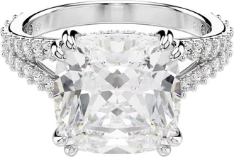Swarovski Stilla Square Cut Ring, Size 58