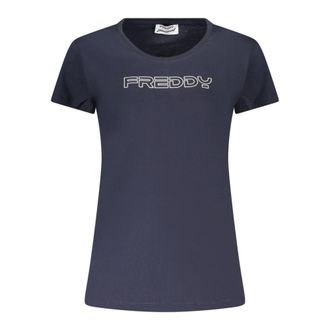 Freddy T-Shirts, female, Blue, Size: XL Short-sleeved T-shirt