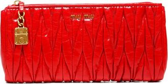 Miu Miu Clutch matelassé anni 2010 - RED