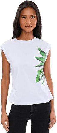 Sanctuary Artist Muscle Tank Top Womens Clothing Palmetta : LG (US 10-12), Cotton