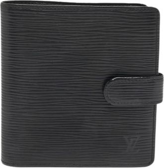 Louis Vuitton Pre-owned Wallets, female, Black, Size: ONE SIZE Pre-owned Vintage Leather Wallet