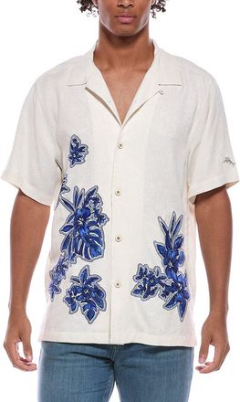 Tommy Bahama Hibiscus Vibrations Silk Camp Shirt