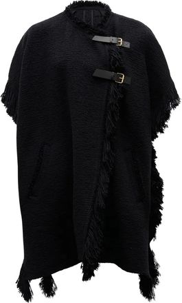 Isabel Marant Poncho con frange - Nero
