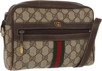 Gucci Pre-owned Cross Body Bags, female, Beige, Size: ONE SIZE Pre-owned Vintage Cross Body Bag