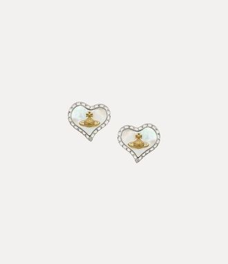Vivienne Westwood Petra Earrings Platinum-gold-white-pearl-tint-mop-white-opal Platinum-gold-white-pearl-tint-mop-white-opal Women