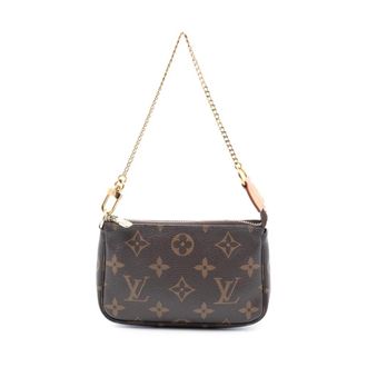 Louis Vuitton Pre-owned Shoulder Bags, female, Brown, Size: ONE SIZE Pre-owned Chain Shoulder Bag