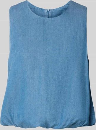 Only Ballon Fit Blusentop aus reinem Lyocell Modell CHARIS in Jeansblau, Gr&ouml;&szlig;e XL