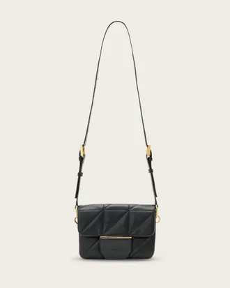 AllSaints Jupiter Small Quilt Crossbody Bag
