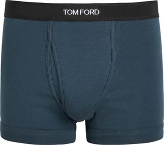 Tom Ford Stretch-cotton Boxer Briefs - Navy - XL