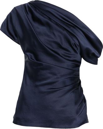 SIMKHAI One-shoulder Draped Top