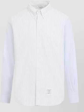 Thom Browne striped cotton button-down shirt