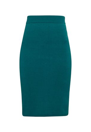 Usha Gebreide midi-rok Dames benzine