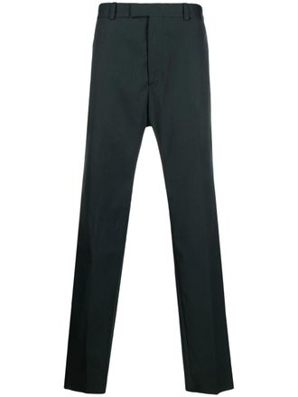 OAMC contrast-stitching straight-leg trousers - Green