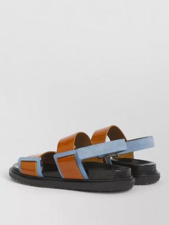 Marni leather double-strap sandals