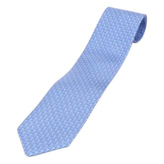 Ferragamo Pre-owned Accessories, male, Blue, Size: ONE SIZE Pre-owned Cravat