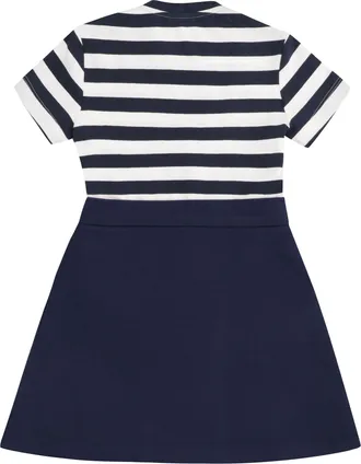 Versace Girls Mini Dress Cotton Blue