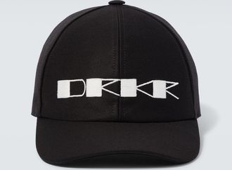 Rick Owens Cappello da baseball in cotone con logo