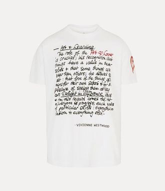 Vivienne Westwood Art Heart Classic T-shirt Cotton White XXL Unisex