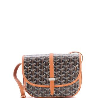 Goyard Belvedere III Messenger Bag Coated Canvas with Leather PM