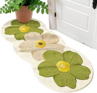 OEM Alfombra Floral Universal Para Dormitorio: Alfombra Antideslizante Y Suave, Fabricada Con Tejido Resistente, Una Soluci&oacute;n De Decoraci&oacute;n De Interiores 
