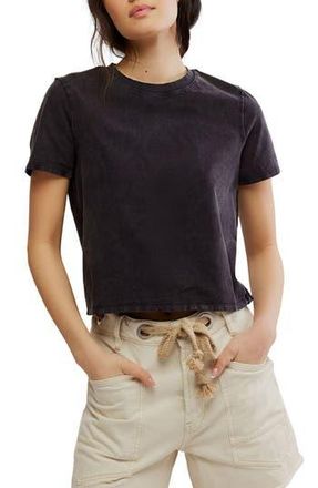 Free People Everyday Cotton T-Shirt in Black at Nordstrom Rack, Size Small