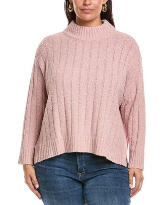 Eileen Fisher Eileen Fisher Plus Turtleneck Cashmere-Blend Sweater