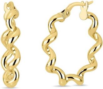 Bony Levy 14k Gold Coiled Hoop Earrings in 14K Yellow Gold at Nordstrom