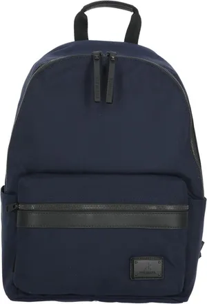 Premiata Structured Blue Premiata Backpack With Multiple Compartments