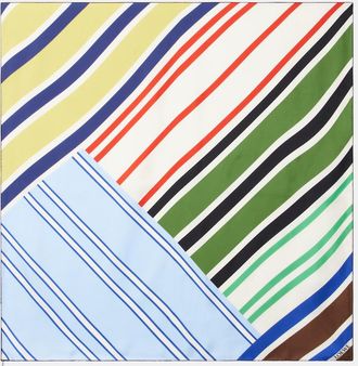 Loewe Sciarpa in seta a righe