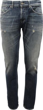 Dondup Skinny Fit Broek - Heren - Slim Fit Jeans - Blauw - W30 - Katoen - Jeans