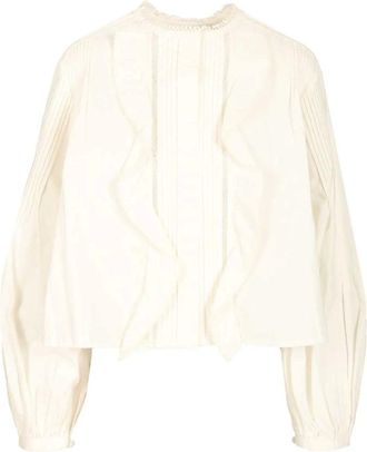 Isabel Marant Cubraly Shirt - female - Isabel Marant - Blouses - White - XS - Blouses & Shirts