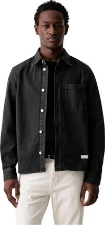 Marc O'Polo Denim Shirt - Heren - Spijkeroverhemden - Zwart - L - Denim - Overhemden