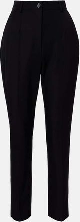 Dolce & Gabbana Pantaloni affusolati in lana vergine con pince