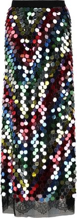 Gucci Sequin Embroidered Midi Skirt