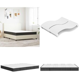 vidaXL Materasso a Molle Bonnel Medio 160x200 cm - Materasso a molle - Materasso con molle Bonnel