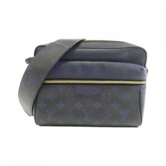 Louis Vuitton Pre-owned Vintage Schoudertas - Heren - Pre-owned - Blauw - Maat: ONE Size Leer