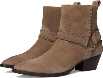 Seychelles Easy Peasy Bootie Womens Boots Taupe Suede : 8.5 M, Leather