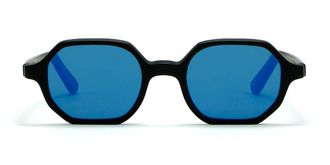 L.G.R Zanzibar 5436 Mens Sunglasses Black Size 46