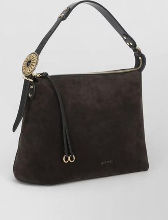 Etro arnica leather clutch bag