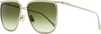 Ferragamo Ferragamo Womens Oversized Square Sunglasses SF324S 750 Light Gold 58mm