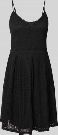 Vero Moda Tailliertes Minikleid aus Baumwoll-Mix Modell HONEY in Black, Größe XL