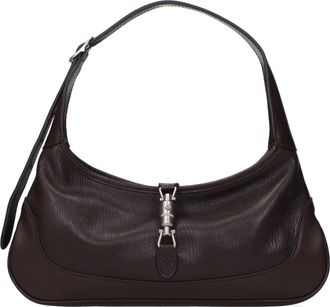 Gucci Jackie Borse a Spalla Donna Pelle Marrone/Marrone Scuro