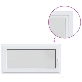vidaXL Ventana De S&oacute;tano Risor 120 X 50 Cm Pvc Y Vidrio Vidaxl